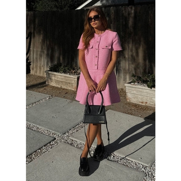 ZARA SHORT STRUCTURED DRESS ZW COLLECTION - Picture 10 of 16